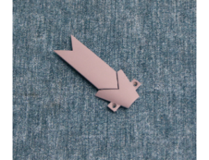 Flyfans J-20 Mighty Dragon Twin 70mm EDF Jet Nose Gear Cover Plate ( Small )